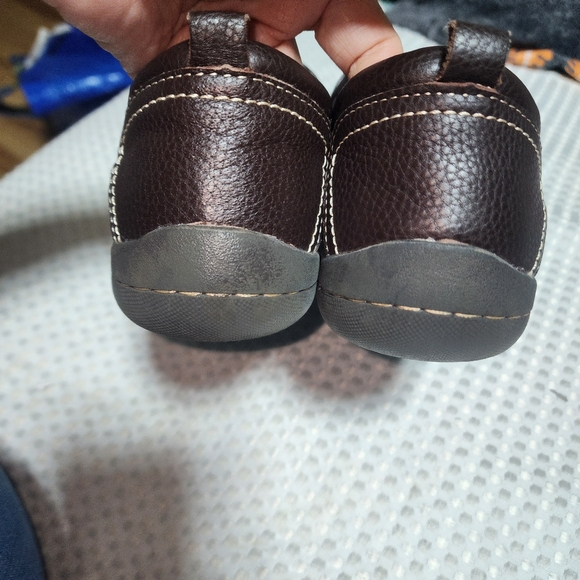 THOM MCAN EUC MENS SZ 10 DALTON DALTON BROWN LEATHER SLIPON SHOES - Picture 7 of 9